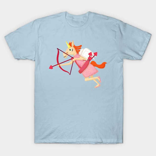 Cupid Unicorn T-Shirt by Thatssounicorny